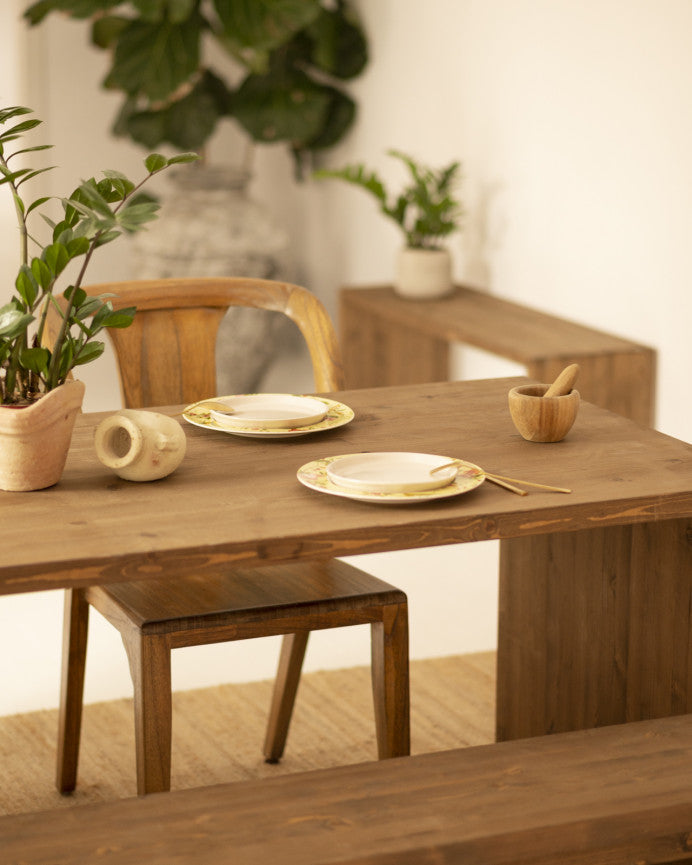 Mesa de comedor + Banca Set  Lali