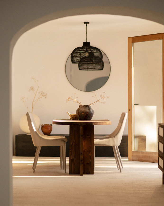 Mesa de comedor + banca Set Tonai