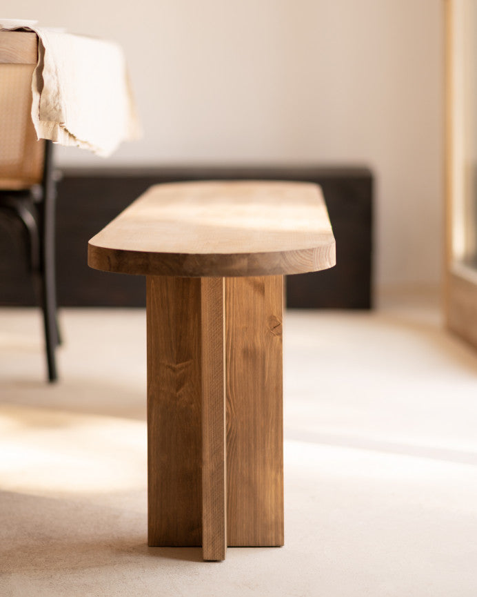 Mesa de comedor + banca Set Tonai