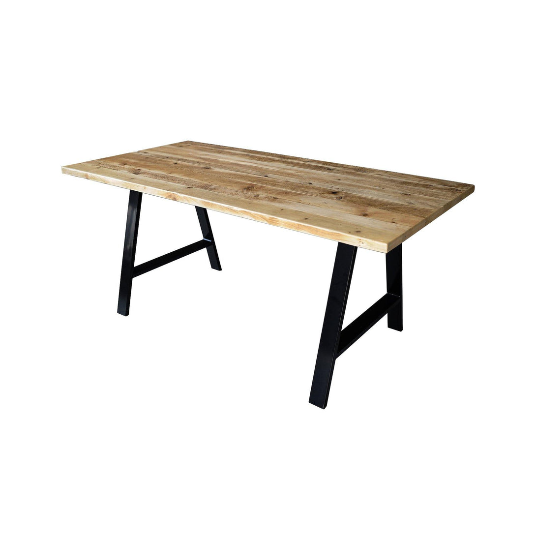 Mesa de Comedor Industrial con patas de Hierro en A - dkolina