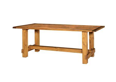 Mesa De Comedor Reforzada Estilo Rustico - dkolina