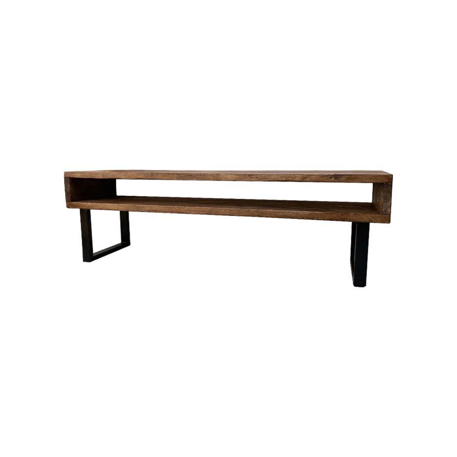 Mueble Tv Salón industrial Urbano Patas Hierro en U - dkolina